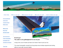 Tablet Screenshot of nojetlag.com